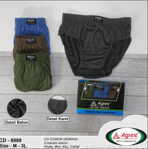 SEMPAK AGREE BIRU 8889 XXL
