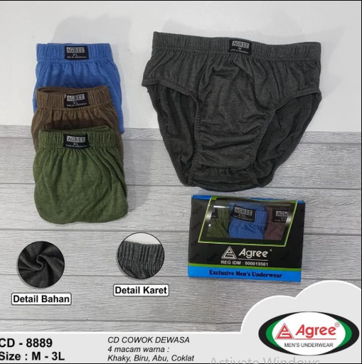[8889SR] SEMPAK AGREE BIRU 8889 SERI