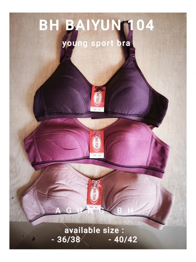 [BY104KRT3638] BH BAIYUN 104 KARET SPORT 36-38