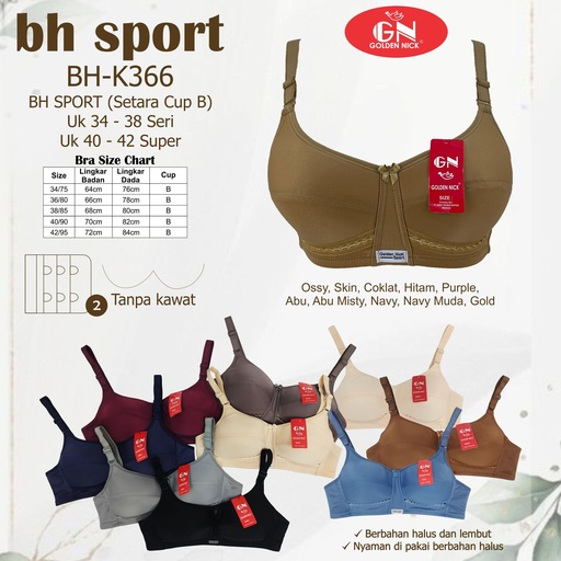 [K366] BH GOLDEN NICK K366 SPORT